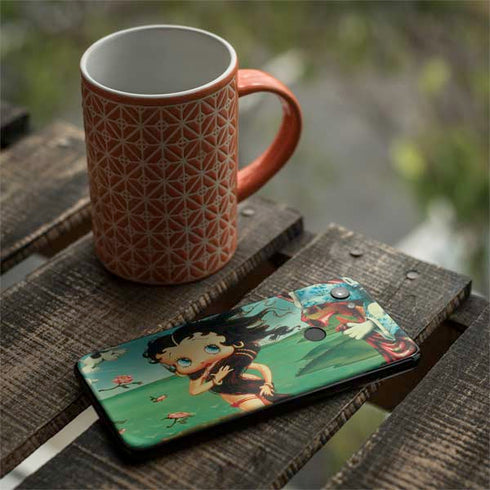 Betty Boop At Sea Google Pixel 3a XL Skin
